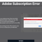 Adobe Errors