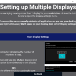 Multiple Display Setup